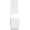 Ekena Millwork Ericson Architectural Grade PVC Gable Bracket, 72"W x 21"H x 6"D x 6"F, 7/12 Pitch GBP072X21X0606ERI00 - alternate 5